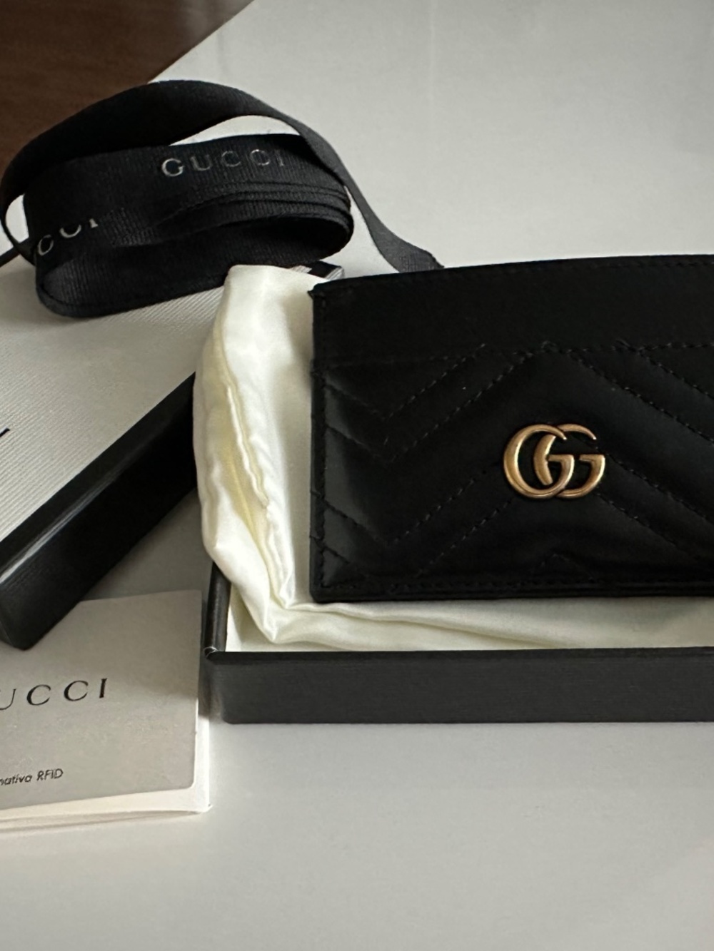 Gucci Marmont Cardholder - black